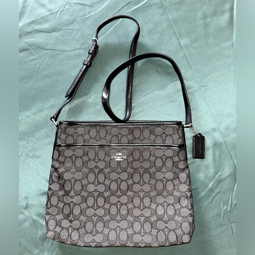 Coach File Crossbody in Signature C Canvas